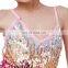 Sexy sparkle sequins fringe professional children girl latin dance dress with size S M L XL ET-076