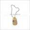single blank metal aluminum dog tag with logo military dog tag customized