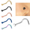 Human body piercing Stainless Steel Nose Studs, nose rings, foreign trade accessories factory direct selling titanium steel earnail manufacturers wholesale