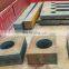 Laser cutting steel plates