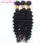 Natural Remy Human Hair Weaving Bundles Deep Curly Hair Extensions