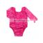 Infant Toddlers Soft  Blank White Newborn Bodysuit Cute Casual Lace Baby Girl Romper