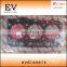 3D84 3TNE84 Full cylinder head gasket kit piston ring main bearing con rod bearing For Yanmar mini excavator
