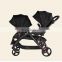 modern electric can see multi functional baby twin stroller