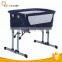 Swinging fashion design baby crib with 6-position height adjustable
