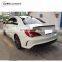 w117 body kits fit for CLA-class W117 CLA200 CLA250 sport 2014-2016 to CLA45 body kits with muffler