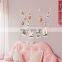 Cat-Face Shaped Metal Photo Hanging Display Wall Storage shelf Organizer with Hooks