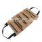 Car Detailing Storage Bag Tool Card Storage Carring Bag Canvas Multi Pocket Car Back Rear Mesh Trunk Seat Elastic String