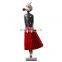 Nordic style girl decoration skirt girl TV cabinet decoration