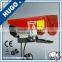 mini pa500 wire rope electric chain hoist cranes