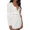 Wholesale Stylish women blazer jacket long sleeve casual coat female office wear one shoulder outerwear tops ladies blazers