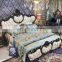 cbmmart limited Classic Furniture Solid Wood Bed With Deep Carved Double Royal Blue Rebel Beds