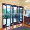 New design cheap aluminum double glass folding Door