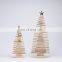 Small wood Christmas trees simple design X-mas tree table decoration ornaments