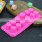 New Design Heart shape 16 Cavities Silicone Pudding Jelly Chocolate Mould