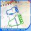 Colorful multicolor paper clips foot shape custom organ paperclip