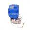 CWX-15N/Q Copper nickel plated 2 way electric ball valve
