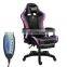 cheap custom pu leather swivel rgb PC computer game chair silla gamer ergonomic racing gaming chair with footrest and massage