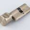 anti-theft rust-proof dust-proof round thumbturn single open euro profile brass lock cylinder