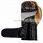 Leather Material and customize Logo strap Training Competition Printed Boxing Gloves