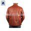 Elegant Design High Black Fitting Polyester Lining Men Genuine Leather Jacket from Indian Supplier