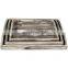 Amazon Hot Sale Oversized Classic Rustic Square Antique Serving Tray