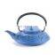 Pumpkin Tea Kettle with 2 Cups Japanese Tea Set with Stainless Steel Infuser Enamel Tetsubin Chinese Cast Iron Teapot Pot Set