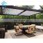 Waterproof Louver Roof System Outdoor Gazebo Garden Bioclimatic Aluminium Pergola