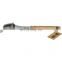 Barbecue Grill Brush and Scraper Extended, Large Wooden Handle and Replaceable Stainless Steel Bristles Head Safe No Scratch