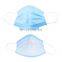 Wholesale factory 3ply non-woven disposable medical face mask with earloop blue