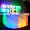 Restaurant Bar Counter Waterproof Mobile Outdoor Counter LED Cocktail Table Portable Bar Counter Mobile Bar