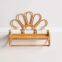 Hot Sale Flower Shaped Rattan Cane wall shelf for Bathroom Wicker Planter Rack Wholesale Vietnam Supplier