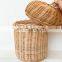 Rattan Acorn Storage basket Handmade woven Christmas Decoration
