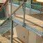 Intercepting high-altitude parabolic stainless steel protective net, railing handrail wire rope net