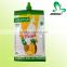 Laminated plastic bag stand up spout pouch for liquid package