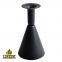 New Black Cast Iron Trumpet Conical Round Steel Table Leg Decorative Outdoor Coffee Table Leg