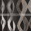 Hot selling Fashion living room Fabric Window black home curtains CT33