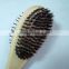 2015 Hot double sided Hair Brush Wooden Brush Handle