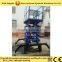 High Performance Aerial Working Platform Hydraulic Scissor Lift With Working Light