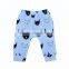 Fashion Children Casual Model Pure Cotton Printed Trousers Summer Baby Kids Clothes