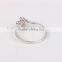Guangzhou factory OEM 925 sterling silver zircon ring,customize 9k,14k,18k jewelry