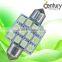  China suppliers led car parts 3 chips 31mm smd5050 festoon car interior light 12V car light