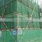 Orange Fireproof Plastic Net / Scaffolding Net Exported to Europe