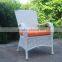 White Garden Chairs Ourdoor Rattan Furniture Wholesale