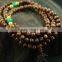 8mm Tibetan Buddhist 108 bodhi mala Meditation Mala Wrap Bracelet/Necklace