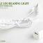 JK865 Creative LED Flexible Reading Light Clip-on Bed Table Desk Lamp Rechargeable