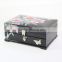 High end wooden mother of pearl black jewelry box