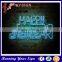 Merry Christmas Waterproof Plastic Custom Sign Neon