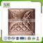 White Colored Simply Style Faux Leather 3D Tile For Home Decoration