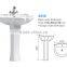 Buy five get one free bathroom sanitary ware hand wash pedestal basin